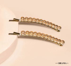 Champagne Shine Women Hair Pins