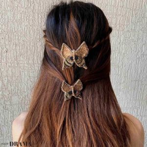 Neutral Butterfly Women Hair Pins