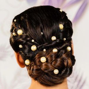 Pearl Embellished Women Hair Pins