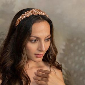 Rose Gold Rosemary Broad Women Headband