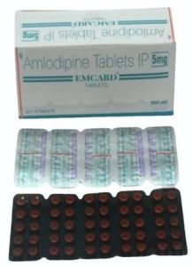 Emcard 5 Mg Amlodipine Tablet, Medicine Type : Allopathic