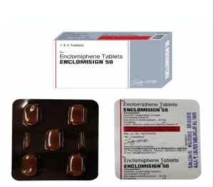 Enclomisign 50 Mg Enclomiphene Tablet, Packaging Type : Box