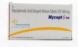 Mycepts - 360 Mg Mycophenalate Acid