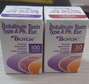 Botox 200 Iu Injection, Form : Liquid, Packaging Type : Box