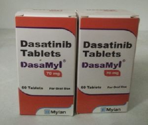 Dasamyl Dasatinib 70mg Tablet, Packaging Type : Box for Hospital