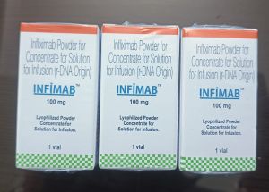 Infiximab 100mg Injection, Packaging Type : Box for Hospital