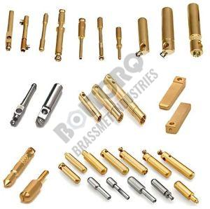  Non Polished Brass Contact Pin Sockets for Automotive Use, Clothing, Fans Use, Machinery Use