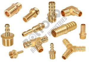 Non Coated Brass Hose Fittings, Color : Metallic, Grey Brown, Golden