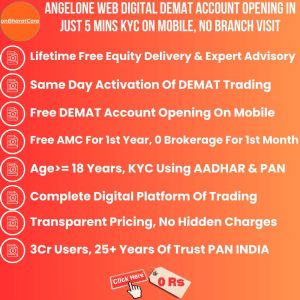 DEMAT Account Opening Service ANGELONE WEB