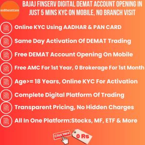 DEMAT Account Opening Service BAJAJ FINSERV SECURITIES