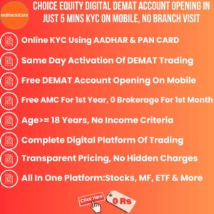 DEMAT Account Opening Service CHOICE EQUITY