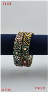 Party Wear Designer Brass Bangles