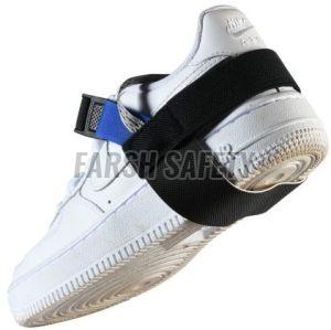 Rubber ESD Heel Strap, Color : Black For Safety Purpose