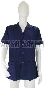 Plain FSPRO Blue Safety Cotton Shirt, Sleeve Type : Half Sleeves