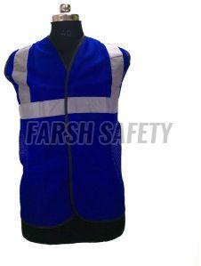 Cotton Grey Striped O1 FSPRO Blue Safety Jacket