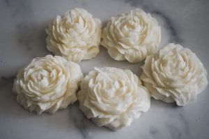 Rotch Peony Flower Candles