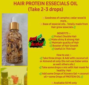 Herbal Hair Protein Essential Oil, Color : Pale Yellow, Purity : 99%