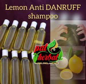 Herbal Lemon Anti Dandruff Shampoo, Color : Pale Yellow