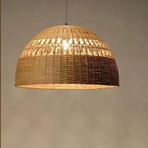 Bamboo Hanging Lamp, Color : Brown