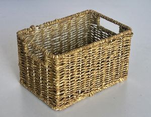 Handmade Bamboo Basket, Color : Brown