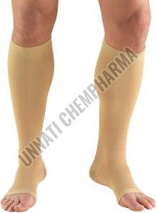 Cotton Plain Medical Compression Stocking Below Knee