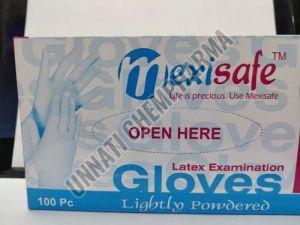 Plain Mexisafe Latex Examination Gloves 5.5 Inches