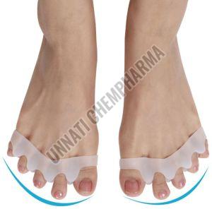 White Silicone Gel Toe Separator