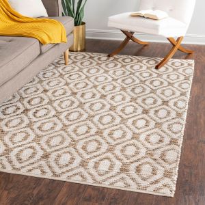 Gooky Goods Printed Chindi Cotton Area Rug Farmhouse Style