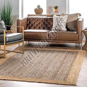 Plain Natural Handmade Boho Jute Rug