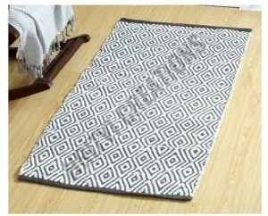 Rectangle Printed Cotton Floor Rug