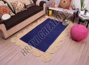 Rectangular Handmade Jute Rug