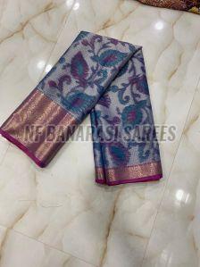 Digital Printed Banarasi Silk Sarees