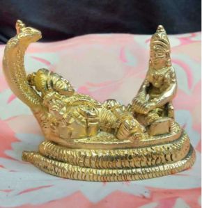 Brass Lord Lakshmi Vishnu Statue