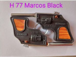 H77 Marcos Black Plastic Diwali Cracker Toy Gun