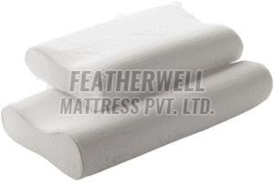 Plain Cotton Memory Pillow, Color : White, Technics : Machine Made