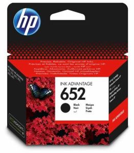 HP 652 Ink Cartridge, Color : Black, Packaging Type : Box Packing