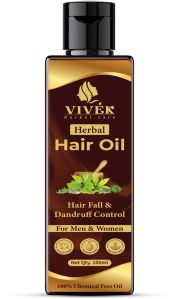 Vivek Brand Herbal Anti Dandruff Hair Oil, Packaging Size : 100ml