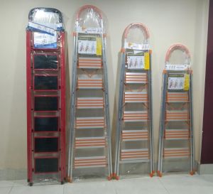 Polished Aluminum Ladder for Industrial Use