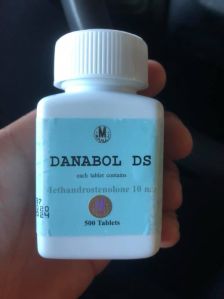Dbol Danabol Methandienone Usp 10mg Tablets, Color : White, Blue