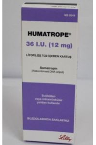 Lilly Humatrope Somatropin 72 I U Injection