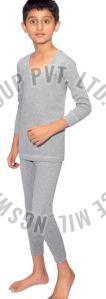 Wool Plain Boys Thermal Inner Wear