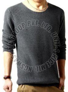 Wool Plain Men Knitted Sweat Shirts XL