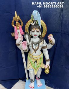 Marble Shiv Shankar Moorti