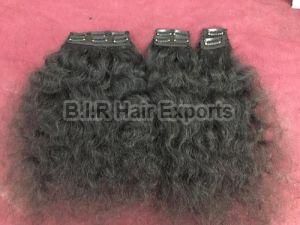 Clip In Curly Hair Extension, For Parlour, Personal, Length : 14 To 30 Inch