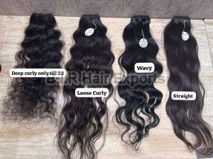 Indian Human Hair Curly, Straight, Wavy Casual Wear, Formal Wear, Party Wear, Length : 10-20Inch