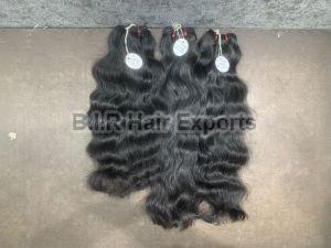 B.i.r Natural Wave Raw Hair, Color : Brownish, Length : 40 Inch