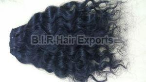 B.I.R Temple Wave Hair, For Parlour, Personal, Hair Grade : CURLY