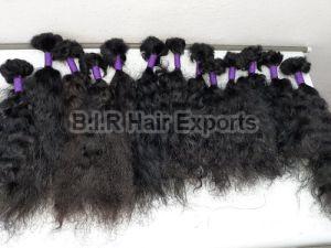 B.I.R Temple Wavy Hair, For Parlour, Personal, Length : 18 Inch