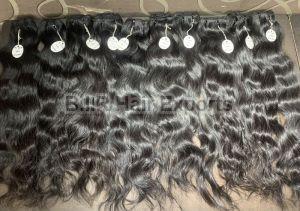 B.I.R Black Virgin Human Hair, For Parlour, Personal, Style : Straight, Wavy