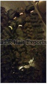 B.I.R Virgin Machine Weft Hair, Style : Curly